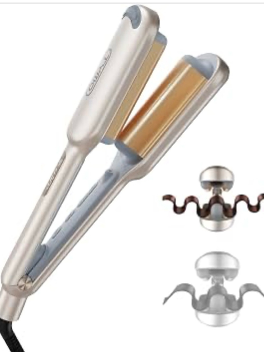Gold & Silver TYMO ROVY Hair Waver Curling Iron